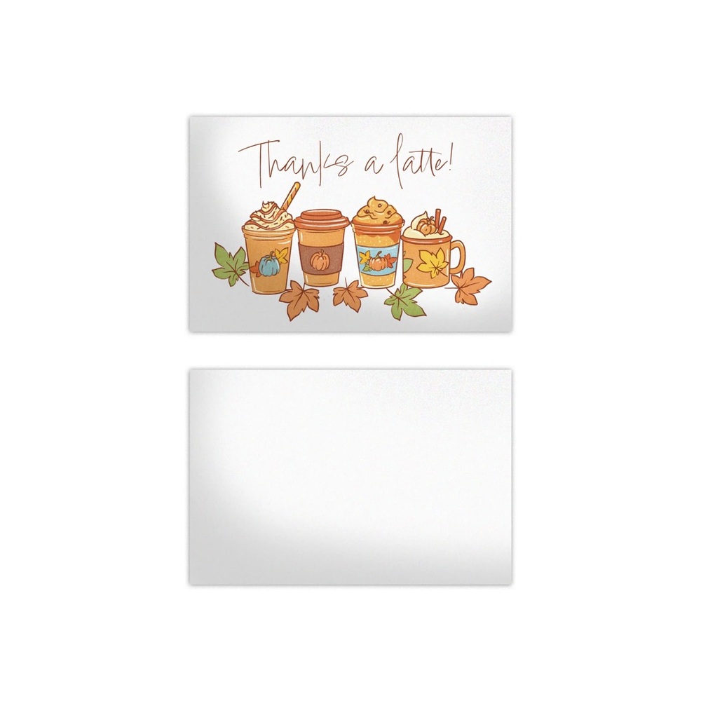 Thanks a Latte 4x6 Insert Cards Pack of 50 - Picture 3 of 7